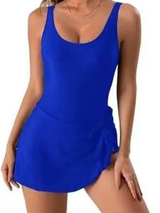 ชุดเดรสแบบชิ้นเดียวพิมพ์ลายสำหรับผู้หญิงใหม่2025ชุดว่ายน้ำควบคุมหน้าท้องกระชับสัดส่วนสำหรับชายหาด - Product Image 4