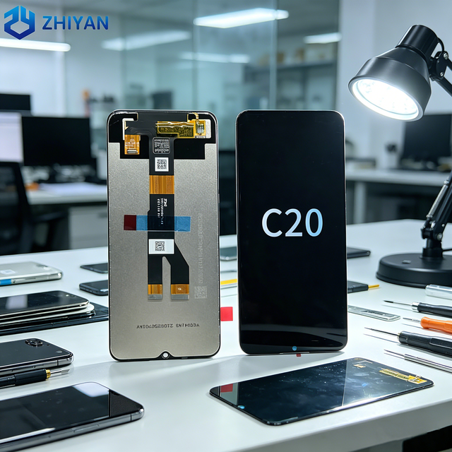 Mobile Accessories Wholesale Market for OPPO C20 C11 Realme C21 Full Viewing Angle No Color Shift at Side Angles TFT LCD Screen