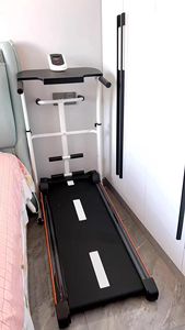 Petit tapis de course mécanique pliable en acier, portable, manuel, inclinable, pour la maison, le bureau et les petits espaces - Product Image 6