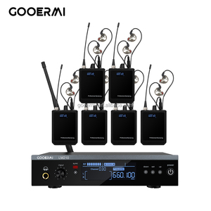 Système de monitoring intra-auriculaire sans fil GOORAI LM210 IEM 6 canaux, émetteur stéréo UHF, bodypack pour musiciens de scène - Product Image 1