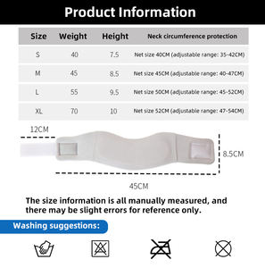 Collier cervical orthopédique respirant d'été, soutien de la colonne vertébrale, soulagement de la douleur médicale, attelle de cou - Product Image 6