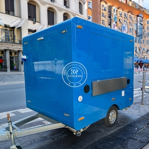 Remorque de barbecue 2025, grandes remorques alimentaires vides avec salle de bain, normes américaines, remorques à glace pour barbecue - Product Image 2