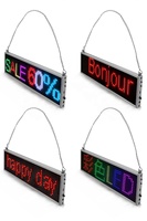 Panneau d'affichage LED à défilement programmable couleur unique P7.62 panneau d'affichage LED à matrice de points extérieure