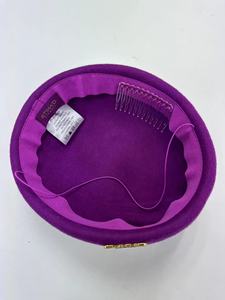 Middle East UAE Airline Stewardess <strong>Wool</strong> Rabbit Tactical Felt Beret <strong>Marine</strong> Hat Uniform Hat - Product Image 3