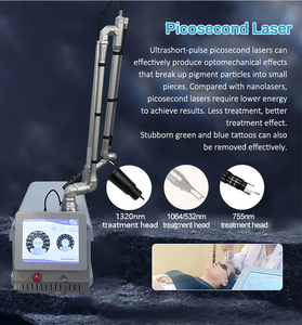 ราคาขายส่งใหม่ เครื่องเลเซอร์พิโกวินาที 6 หัวเลือกได้ สำหรับลบรอยสัก พร้อมหัวแบบไม่รุกล้ำ - Product Image 3