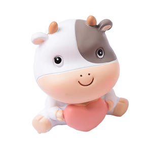 Mini artesanías <span class=keywords><strong>de</strong></span> resina creativas, decoración <span class=keywords><strong>de</strong></span> coche, figuritas <span class=keywords><strong>de</strong></span> vaca inspiradas en dibujos animados, regalo del Año del Buey, adornos <span class=keywords><strong>de</strong></span> vaca bonitos - Product Image 5