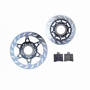 Discos y Pastillas de Freno Delanteros y Traseros para Motocicleta Jinjila 500 Grey Stone 250, Piezas OEM - Product Image 3