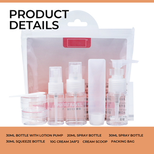 Mini botellas pequeñas para el cuidado <span class=keywords><strong>de</strong></span> la piel, embalaje <span class=keywords><strong>de</strong></span> maquillaje cosmético, conjunto <span class=keywords><strong>de</strong></span> viaje para avión y hotel, piezas - Product Image 3