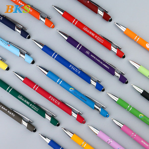 Wholesale Promotional Custom Logo Metal Touch Screen Ballpoint <strong>Pens</strong> 1.0mm 18g <strong>Multiple</strong> <strong>Colors</strong> Black Ink UV/Laser Engraving Gift - Product Image 4