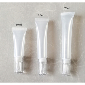 10g 15g 20g White Cosmetic Squeeze Water Drop Top Soft Acne Gel Tube Private Label Squeeze Long Nose Nozzle <b>Eye</b> Cream Tube - Product Image 5