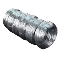 Fil de fer à ressort électrogalvanisé 2mm 3mm 3.5mm, fil de fer plat galvanisé Z121-Z180 Grade Q195/Q235 Norme GB