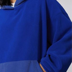 Sweats à capuche surdimensionnés personnalisés, poids lourd 400gsm, sweats à capuche unis sans cordon pour l'impression - Product Image 4