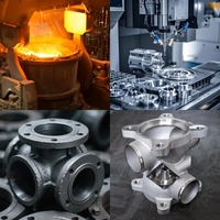 Pièces métalliques de fonderie OEM usinées CNC en acier inoxydable et fonte pour pompes à eau/vannes/hélices/bagues – Service de fonderie métallique