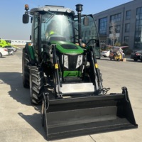 BITSMANN ATK754 75HP EURO V Tracteur de jardin avec certificat E-MARK et COC Roue 4WD Solution ultime pour l'entretien du jardin