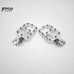 ขาเหยียบ CNC สีฟ้าใหม่ของ FMO สำหรับจักรยานไฟฟ้า Tuttio Soleil01 พร้อมชุดติดตั้ง อุปกรณ์เสริมสำหรับมอเตอร์ไซค์ - Product Image 4