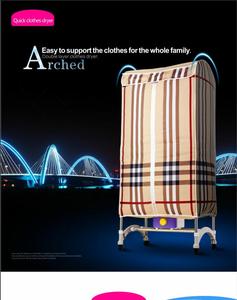 Secadora de Ropa de Doble Capa <span class=keywords><strong>con</strong></span> Arco, Plegable, Eléctrica, <span class=keywords><strong>con</strong></span> Cubierta de Tela Oxford, Portátil, Calentador de 1000W para el Hogar - Product Image 4