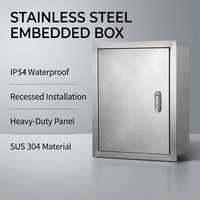 Caja de Distribución Impermeable Personalizada, Caja Oculta Multifuncional de Bajo Voltaje, Caja Oculta Integrada de Acero Inoxidable
