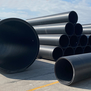Tuyau de drainage spiralé ondulé lisse en PEHD haute pression, flexible, écologique, à faible résistance au débit, DN800mm, pour tuyauterie enroulée - Product Image 1