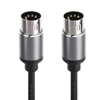 Câble premium 6.35mm mâle ou femelle vers midi 5pin, 1/4
