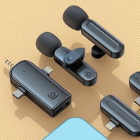 Microphone sans fil 3-en-1 SX26 pour téléphone/clip/lavalier, suppression du bruit, type C, pour enregistrement vidéo, interview, diffusion en direct
