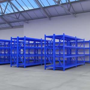 헤비 듀티 5 갤런 물병 운송 랙 자체 지원 스틸 및 플라스틱 다단계 창고 선반 - Product Image 2