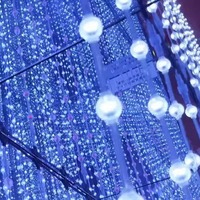 24V RGB Pixel Source de lumière Programmable 60mm Cabochon Carnaval Amusement Funfair Manèges IP65 pour Parc à Thème Individuel