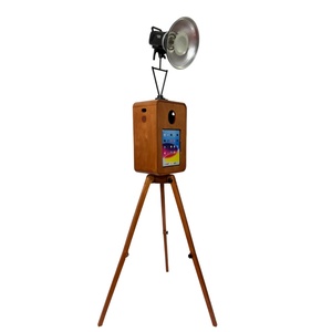 Photomaton <span class=keywords><strong>de</strong></span> mariage professionnel en bois avec écran tactile 18,5 pouces compatible <span class=keywords><strong>iPad</strong></span> - Product Image 4