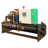 Refroidisseur d'air industriel automatique 15T avec refroidisseur refroidi à l'eau 18Kw 3 TR avec composant de pompe à clé
