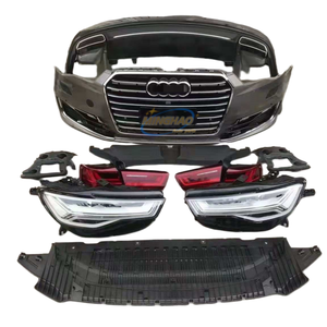 Kit de carrocería de nariz delantera de coche usado para <span class=keywords><strong>Audi</strong></span> <span class=keywords><strong>A6</strong></span>, incluye parachoques delantero y trasero, faros delanteros, luces antiniebla, piezas automotrices - Product Image 6