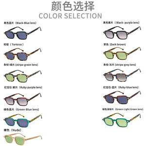 Gafas de Sol de Acetato de Alta Calidad para Viajes y Actividades al Aire Libre, para Hombre y Mujer, Lentes de Nailon con Rayas, Personalizadas por Fábrica China - Product Image 5
