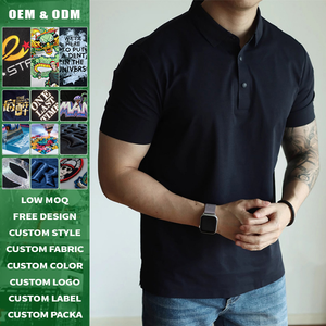 Camisa de Verano para Hombre con Textura Refrescante, Seda Helada 280gsm, Lavada, Sin Arrugas, Sin Costuras, con Cuatro Broches, de Secado Rápido y Manga Corta - Product Image 1