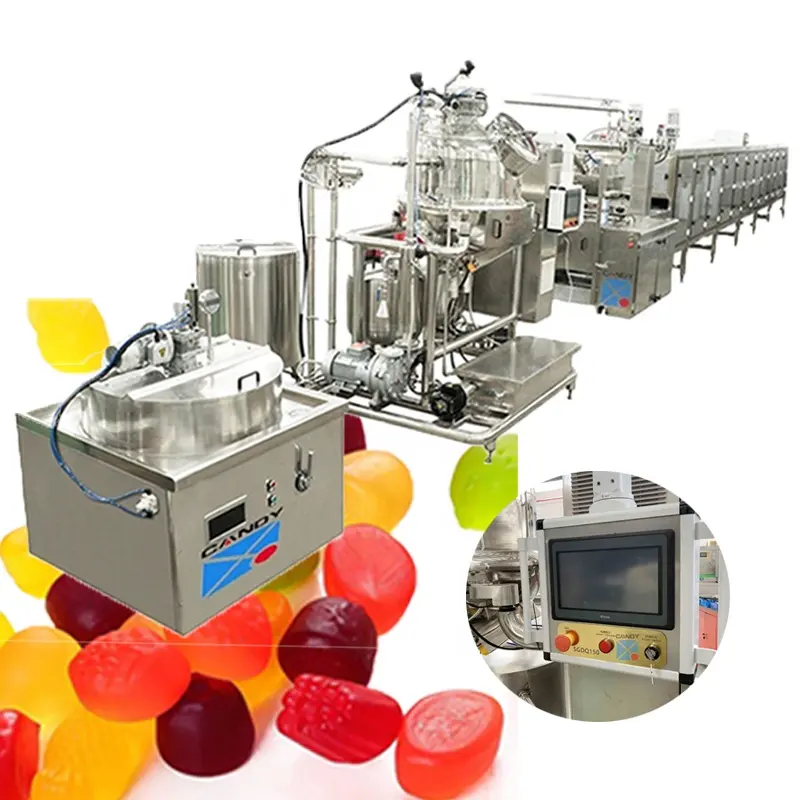 Fábrica Geléia Doce Fazendo Máquina Gummy Candy Machine