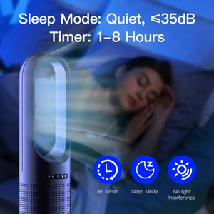 Ventilador sin Aspas Inteligente 3 en 1, Enfriador de Aire y Calefactor con Filtro Purificador de Aire, Ventilador de Piso para Ventilador sin Aspas 3 en 1 con H - Product Image 4