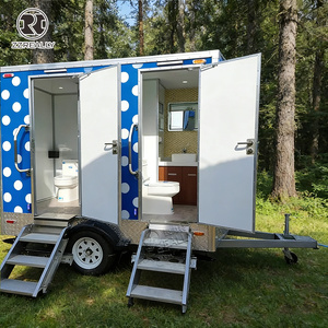 Remorque WC portable pour centre communautaire, toilettes mobiles, échange de livres pour l'alphabétisation, bibliothèque publique extérieure, événement - Product Image 1