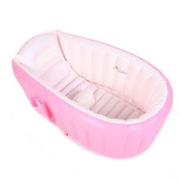 Baignoire gonflable en PVC épaissie pour bébés nouveau-nés, grande baignoire