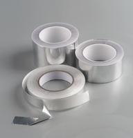 Ruban adhésif en aluminium pour CVC, ignifuge, pour la construction, la réparation et la protection des conduits, avec doublure en papier de protection