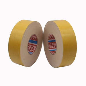 Nastro Biadesivo Originale <span class=keywords><strong>Tesa</strong></span> 4964 con Supporto in Tessuto, Adesivo in Gomma Resistente al Calore, Attivabile con Acqua per Mascheratura - Product Image 1
