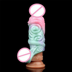 Shaz סגנון חדש חלולה הפין סיליקון חלול כיסוי פנטזיה קוק שרוול טובין כתר - Product Image 3