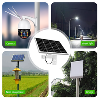 Système d'alimentation 5V 12V en option, contrôleur IA, caméra, lampadaire 20W-280W, batterie au lithium, étanche pour extérieur, vente en gros