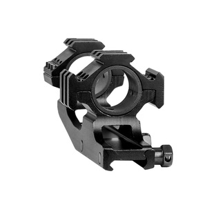 Cantilever Matte Black Dual Ring Integrated Optic Mount 25.4mm/30mm Aircraft-Grade Aluminum Alloy with 21mm Base - Product Image 5