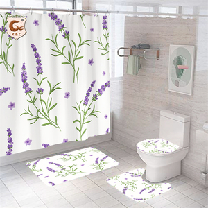 Rideaux <span class=keywords><strong>de</strong></span> douche <span class=keywords><strong>de</strong></span> <span class=keywords><strong>salle</strong></span> <span class=keywords><strong>de</strong></span> bain imprimés 3D, prix d'usine, ensemble <span class=keywords><strong>de</strong></span> rideaux et <span class=keywords><strong>de</strong></span> tapis <span class=keywords><strong>de</strong></span> douche <span class=keywords><strong>de</strong></span> haute qualité - Product Image 3