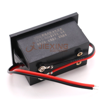 V56D Voltmeter Digital sepeda, pengukur tegangan Digital tahan air DC 4.5-150V 12/24/36/48V Volt 0.56 "LED Panel Meter kecil sepeda motor sepeda merah