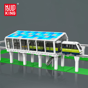 Mould King 12040 1957 Uds <span class=keywords><strong>tren</strong></span> Serie italiano Marconi Express <span class=keywords><strong>Tren</strong></span> Ligero ladrillos modelo técnico juguetes educativos regalo <span class=keywords><strong>de</strong></span> Festival - Product Image 3