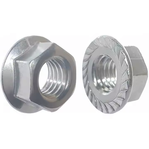 Nhà Máy Giá A2 A4 thép không gỉ mặt bích Hex <span class=keywords><strong>Nut</strong></span> chống ăn mòn cho xây dựng chung M3 M4 M5 M6 M8 M10 <span class=keywords><strong>Hexagon</strong></span> <span class=keywords><strong>NUT</strong></span> - Product Image 1