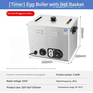 Máquina Comercial para Huevos de Manantial, Equipo para Preparar Bocadillos de Huevos, Máquina Automática con Control de Temperatura Constante para Hoteles y Restaurantes - Product Image 5