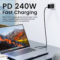 Câble de données Thunderbolt 5 240W Type C avec transfert rapide USB4.0, vidéo 4K pour ordinateur portable, XBOX, Switch, 80 Gbps, 16k, 60 Hz, câble pour téléphone