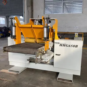 cheap HHG650B horizontal square wood woodworking automatic hydraulic timber cutting band saw machine for small factory