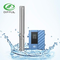 Pompe à eau solaire submersible 2HP AC/DC pour l'irrigation