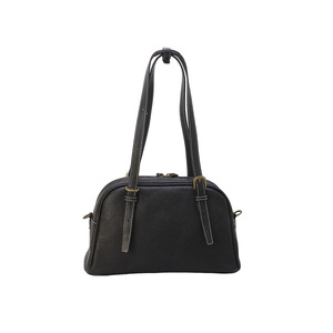 Cross Border Japanese Style Vegetable Tanned Cowhide <b>Bowling</b> Bag For Women Large Capacity Retro Handmade Underarm Crossbody Bag - Product Image 5