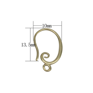 Copper Ear <b>Hooks</b> Drop Shape For <b>Earring</b> Making No 51 Blank Jewelry Findings Yiwu Origin - Product Image 2